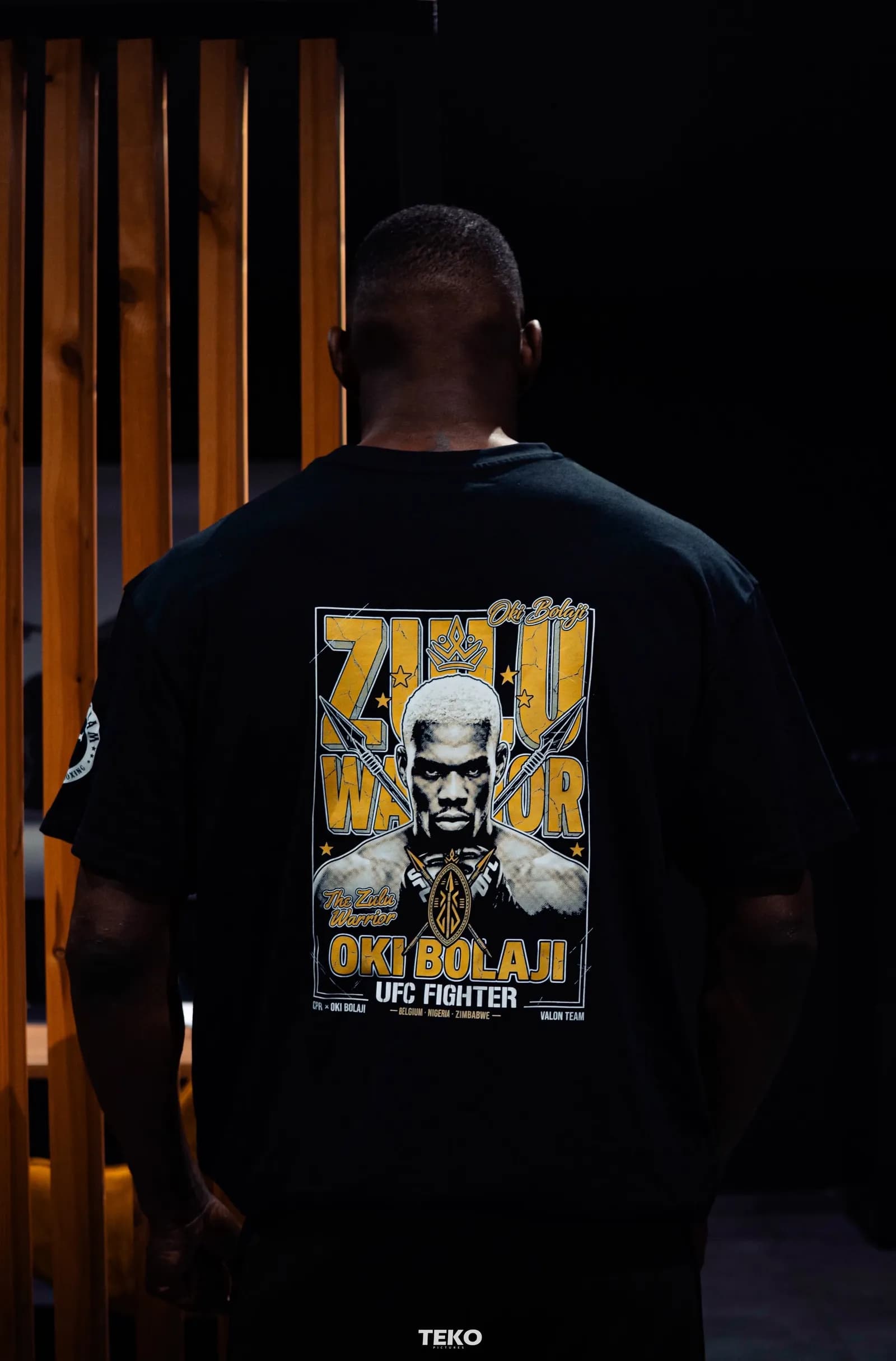 T-shirt Zulu Gang UFC Fighter — vue alternative